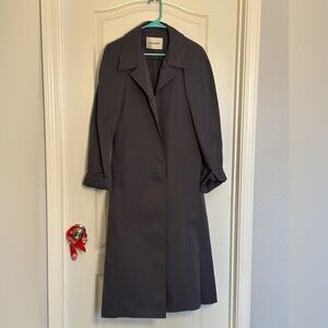 Low Classic blue trench coat